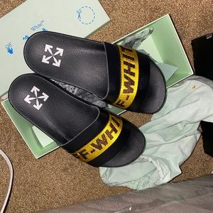 Off white slides